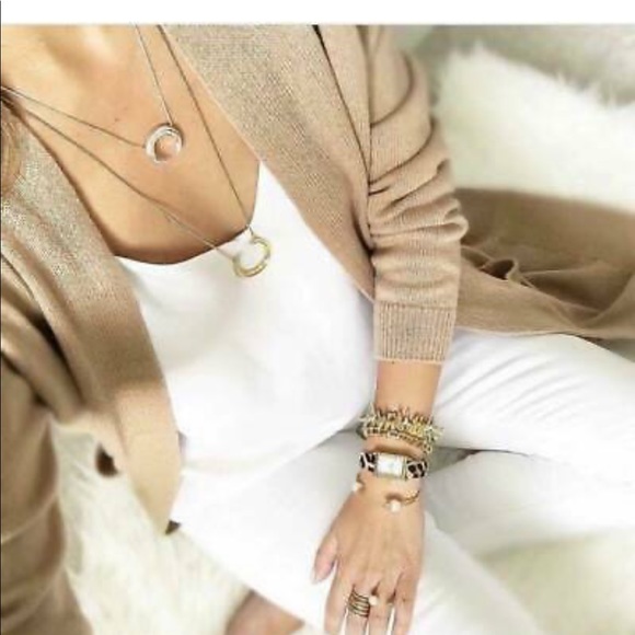 Stella and Dot double horn pendant necklace - Picture 4 of 7